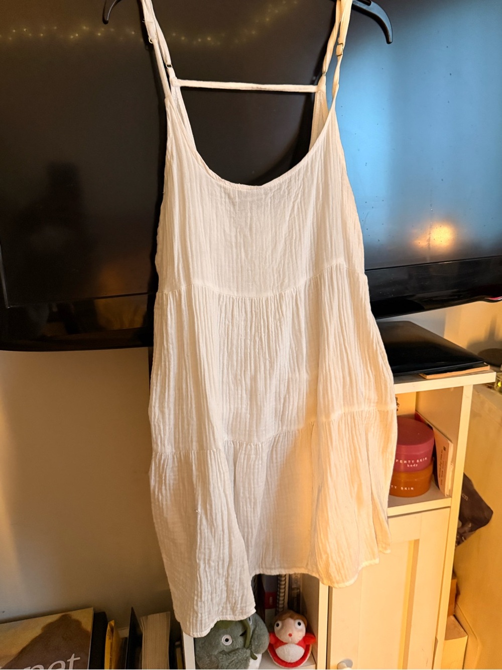 Target White Gauze Swim Cover-Up Dress